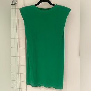 babaton shoulder pad dress